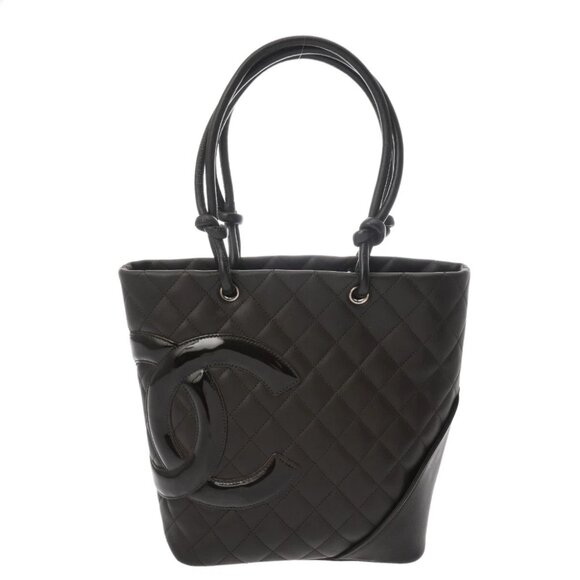 CHANEL Cambon line Medium tote Brown/brown enamel A25167 - Picture 1 of 10